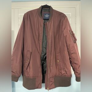 Long length bomber jacket women.